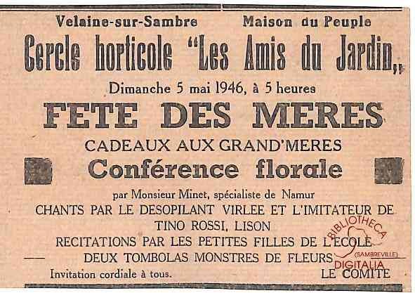 Cercle "horticole "les amis du jardin" : Conférence florale