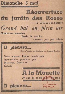 Réouverture du jardin des Roses à Velaine-sur --Sambre