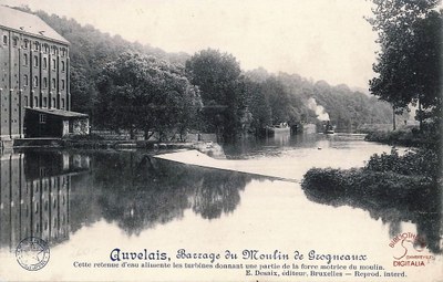 Auvelais : barrage du moulin de Grogneaux
