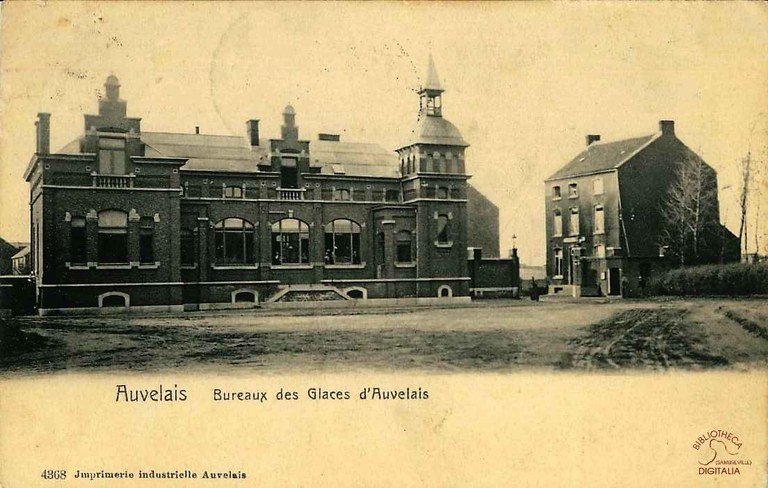 Auvelais : Bureaux des Glaces d'Auvelais