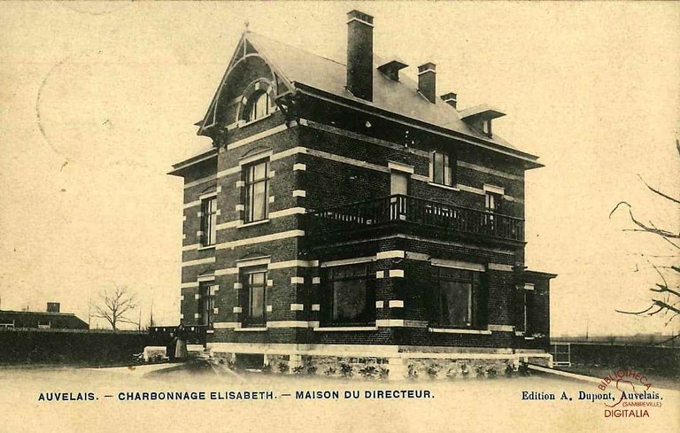 Auvelais : Charbonnage Elisabeth. Maison du directeur