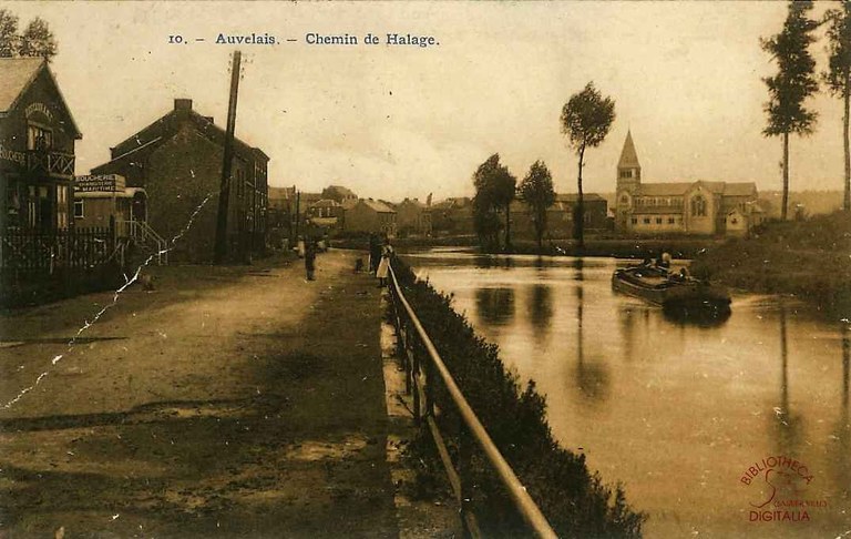Auvelais : chemin de halage