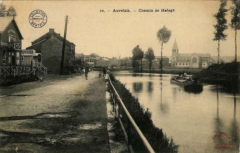 Auvelais : chemin de Halage