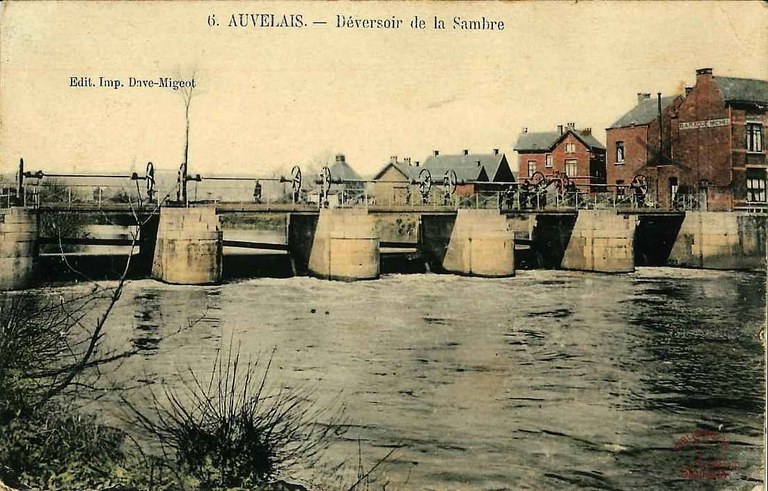 Auvelais : déversoir de la Sambre