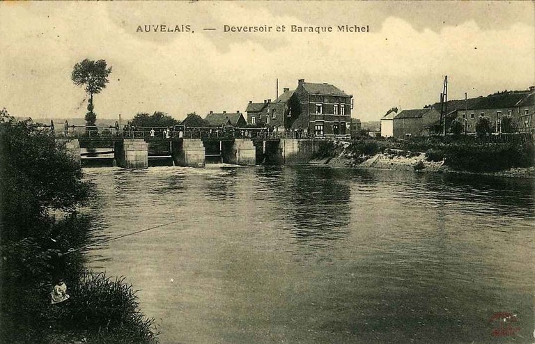 Auvelais : déversoir et Baraque Michel