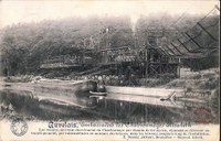 Auvelais : embarcadère des charbonnages Sainte Elisabeth
