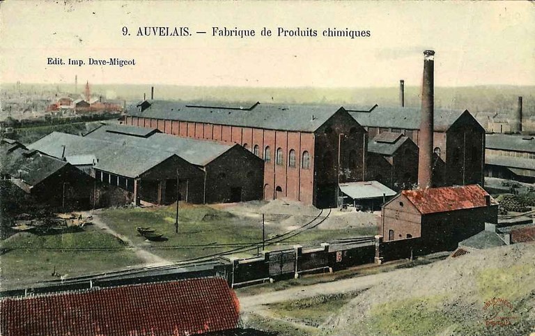 Auvelais : Fabrique de Produits chimiques