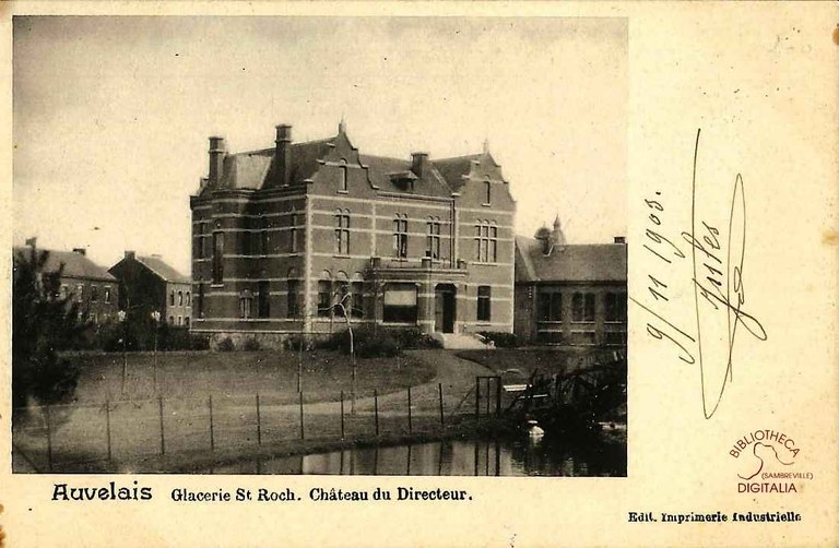 Auvelais : Glacerie Saint-Roch Château du directeur
