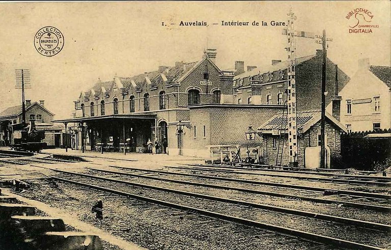 Auvelais : intérieur de la Gare