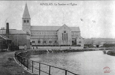 Auvelais la Sambre et l'Eglise