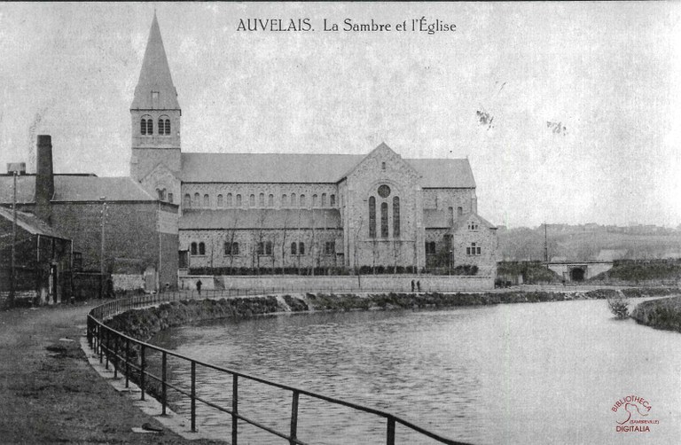 Auvelais la Sambre et l'Eglise
