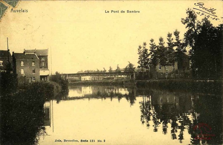 Auvelais : le pont de Sambre