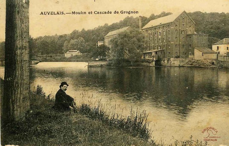Auvelais : Moulin et cascade GROGNEAUX