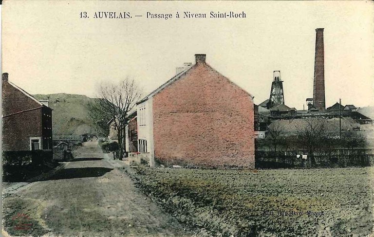 Auvelais : Passage à niveau Saint-Roch