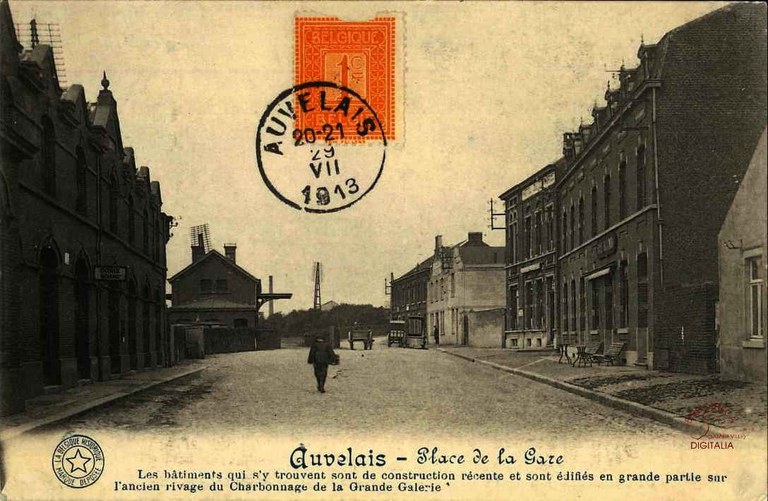 Auvelais : Place de la Gare