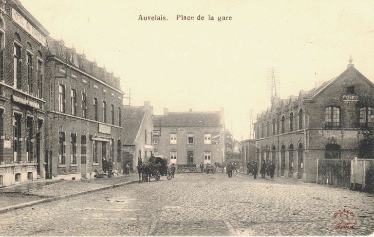 Auvelais : Place de la Gare