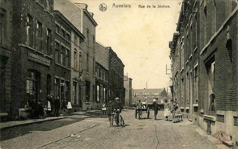 Auvelais : rue de la Station