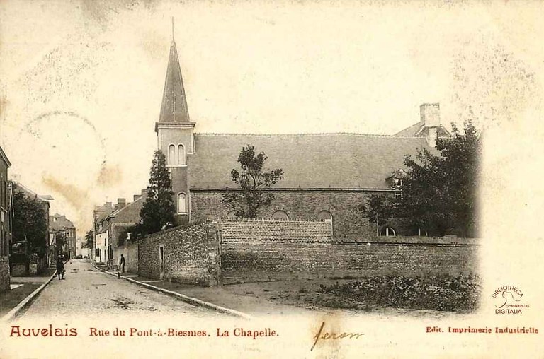 Auvelais : rue du pont-à-Biesmes. La chapelle