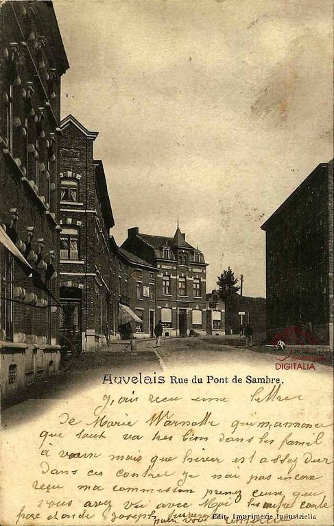 Auvelais : rue du Pont de Sambre
