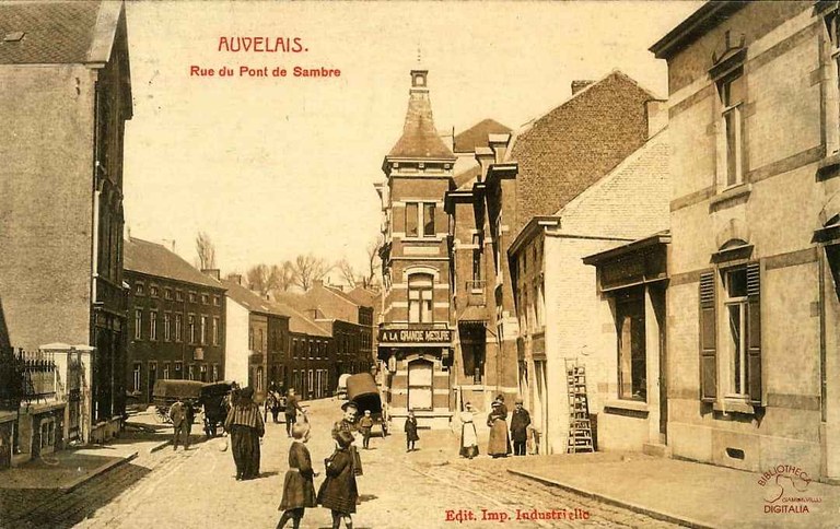 Auvelais : rue du Pont de Sambre