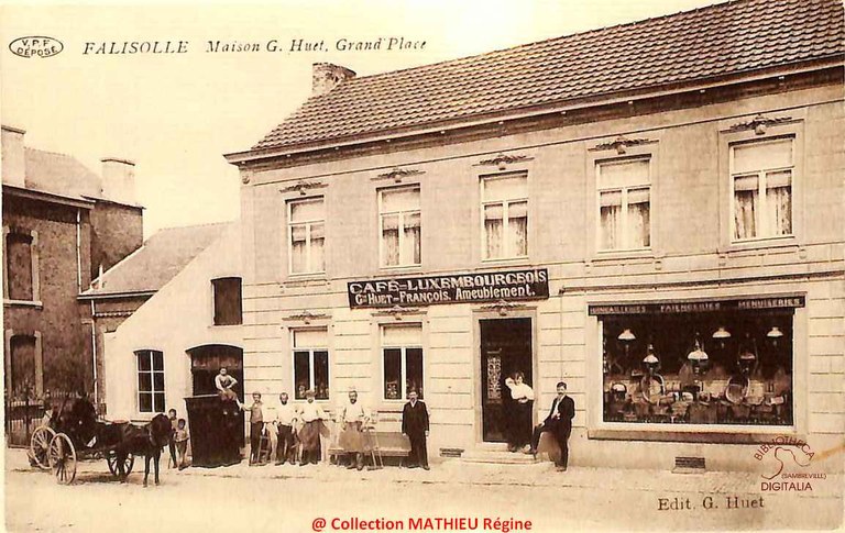Falisolle : Maison G. HUET. Grand'Place
