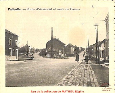 Falisolle : Route d'Arsimont et  route de Fosses
