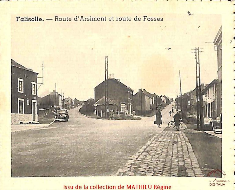 Falisolle : Route d'Arsimont et  route de Fosses