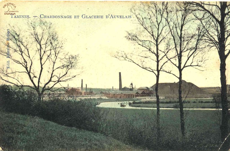 Tamines : charbonnage et Glacerie d'Auvelais