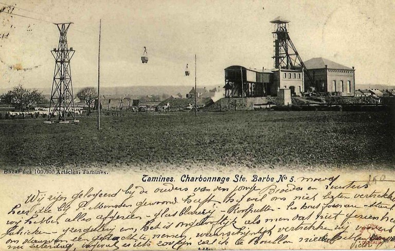 Tamines : Charbonnage Sainte Barbe. N°5