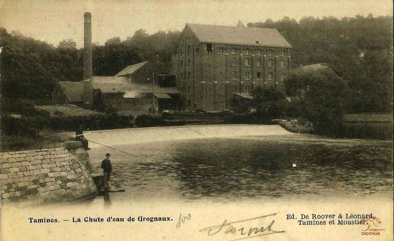 Tamines : la chute d'eau de Grogneaux