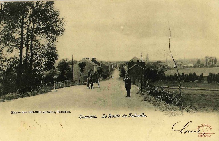Tamines : la route de Falisolle