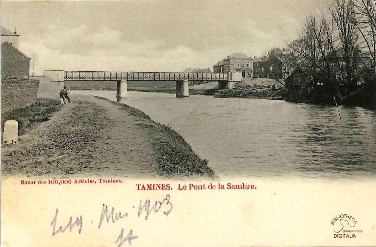 Tamines : le Pont de la Sambre