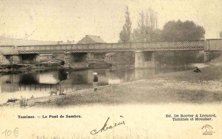 Tamines : le pont de Sambre