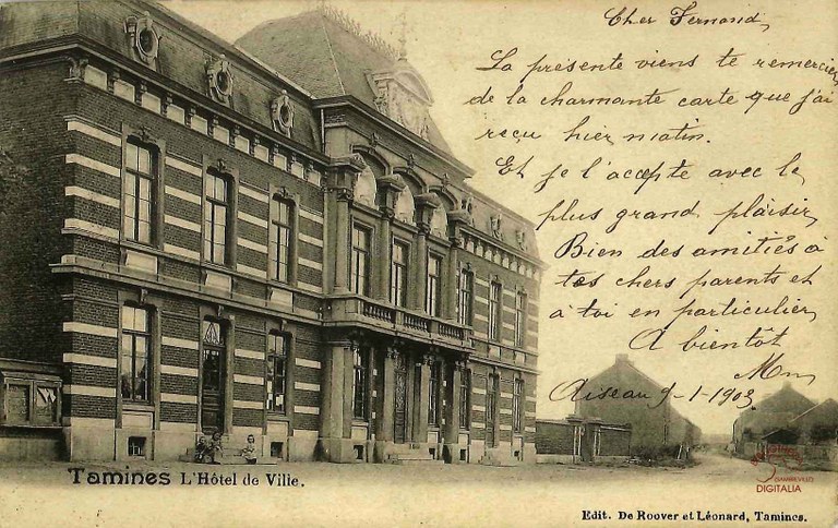 Tamines : l'Hôtel de Ville