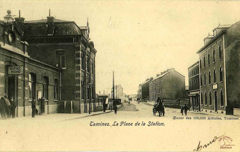 Tamines : Place de la Station