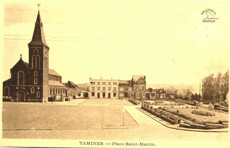 Tamines : Place Saint-Martin