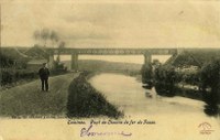 Tamines : Pont du chemin de fer de Fosses