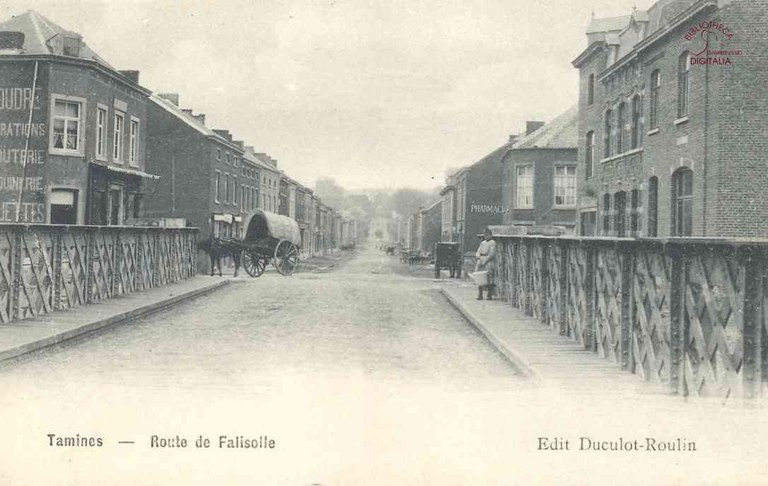 Tamines : route de Falisolle
