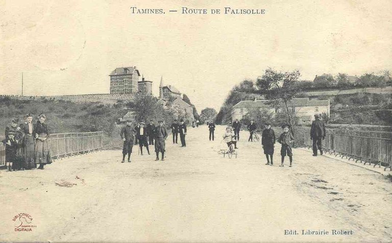 Tamines : Rue de Falisolle au tienne d'Amion
