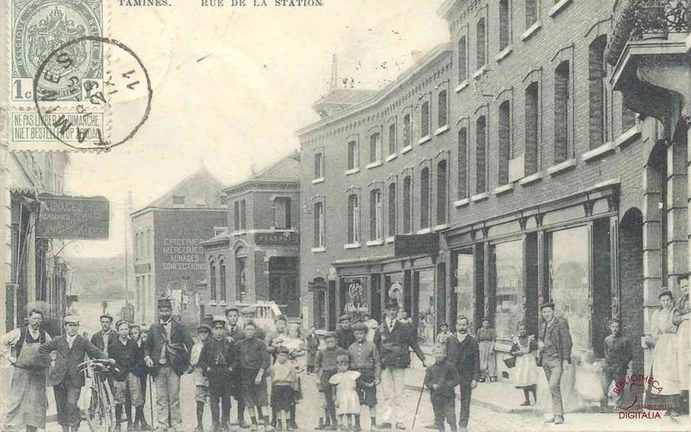 Tamines : rue de la Station