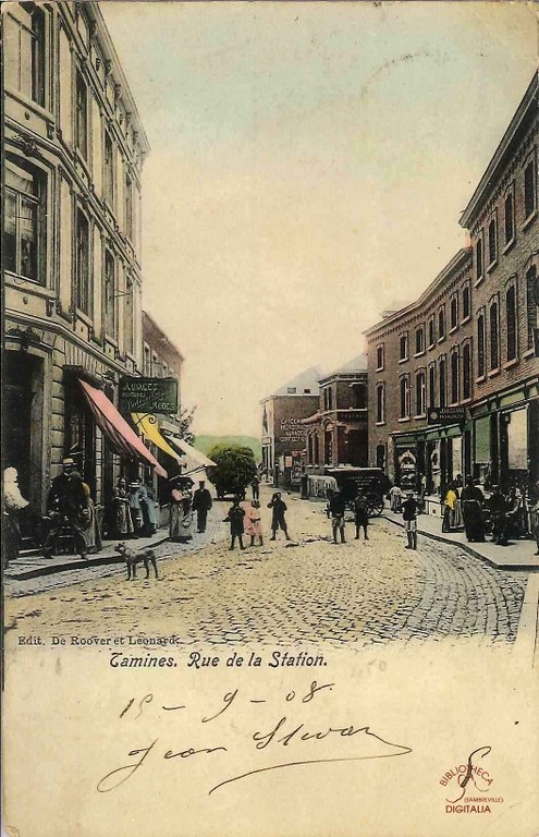 Tamines : Rue de la Station