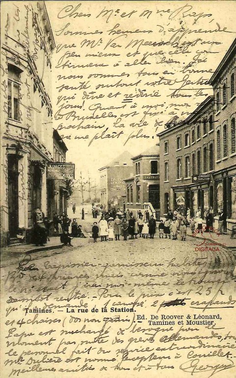 Tamines : rue de la Station