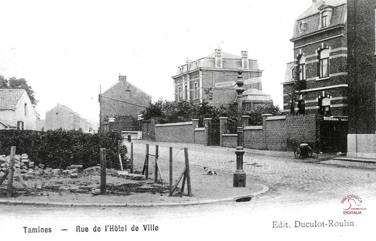 Tamines : rue de l'Hôtel de ville