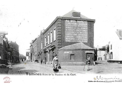 Tamines : rues de la station et du curé