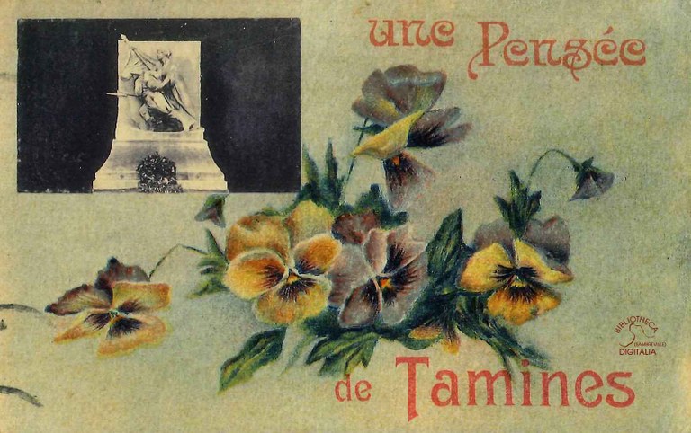 Tamines : une pensée de Tamines
