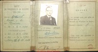 Carte de prisonnier de guerre de AMELIN Roger né le 14 juillet 1920 à Tamines