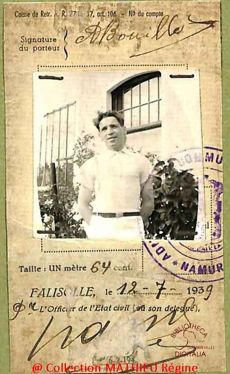 Anselme BOUILLOT photo de carte d'identité