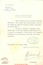 Certificat de travail au Charbonnage d'Aiseau-Presles