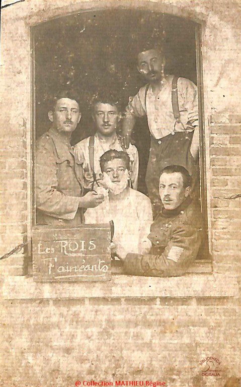 Photo souvenir du service militaire de Anselme BOUILLOT