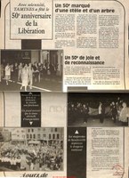 Tamines : 50e anniversaire de la Libération